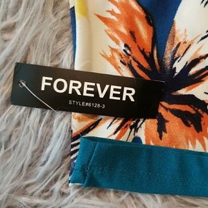 Forever Dresses - floral colorful shift dress slip on Forever Dresses - floral colorful shift dress slip on